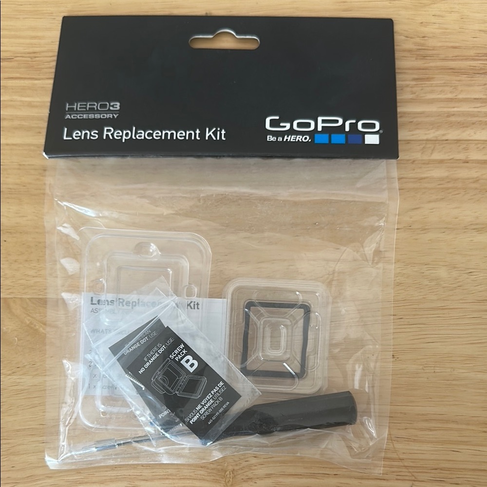 GoPro Black VR Lens Replacement Kit with Tool